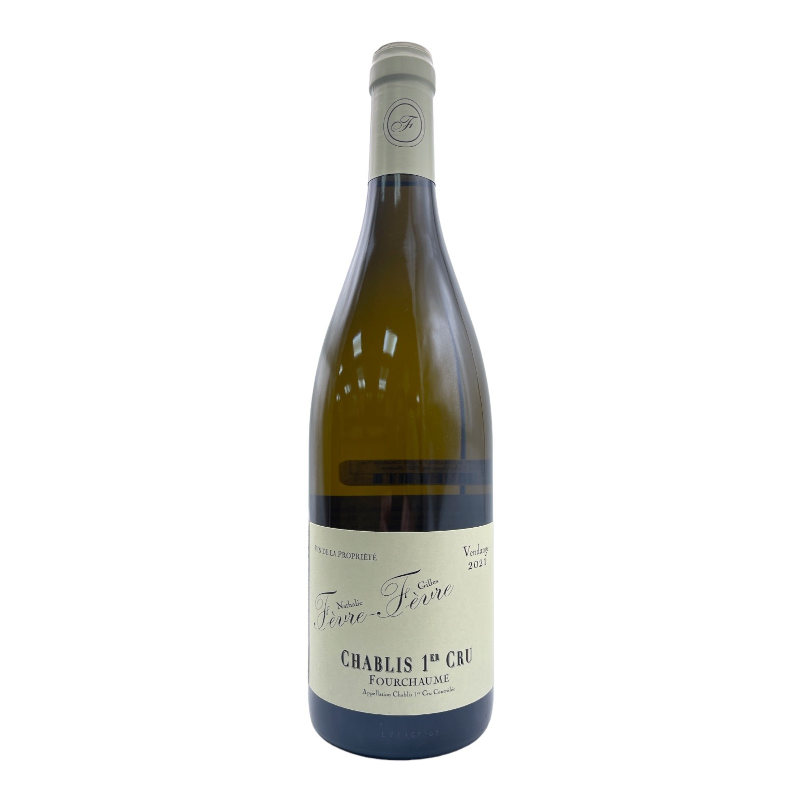 NATHALIE & GILLES FEVRE Chablis 1er Cru 'Fourchaume' 2023 Bottle - ORG Image