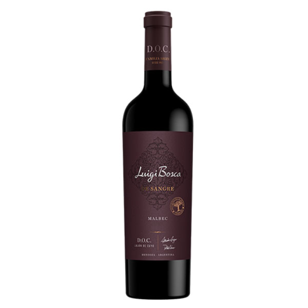 LUIGI BOSCA Malbec 'De Sangre' Single Vineyard DOC - Luján de Cuyo, Mendoza 2023 Bottle/nc Image