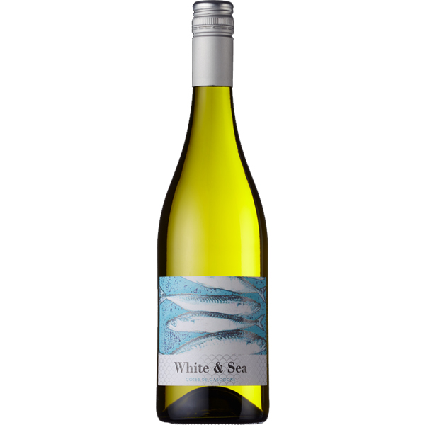 WHITE & SEA Colombard, Sauvignon Blanc IGP Cotes de Gascogne 2024/25 Bottle VGN Image