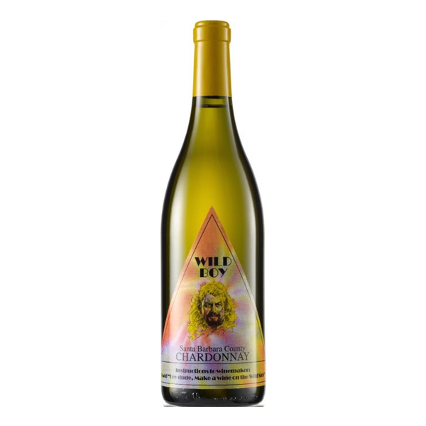 AU BON CLIMAT Chardonnay 'Wild Boy' (Crazy Label) 2023 Bottle Image