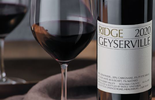 RIDGE VINEYARDS Geyserville - Alexander Valley, Sonoma 2020/21 Bottle Image