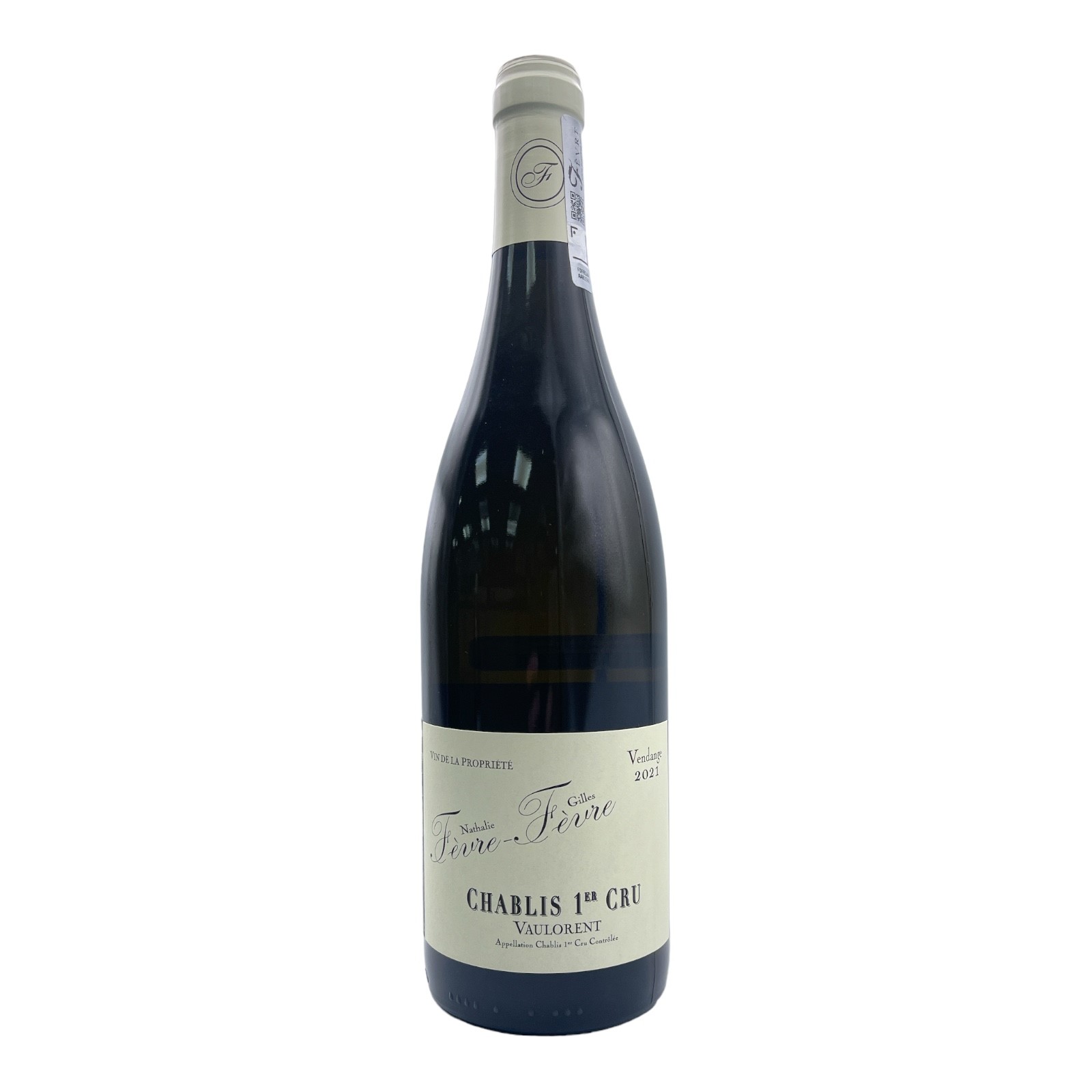 NATHALIE & GILLES FEVRE Chablis 1er Cru 'Vaulorent' 2023 Bottle Image