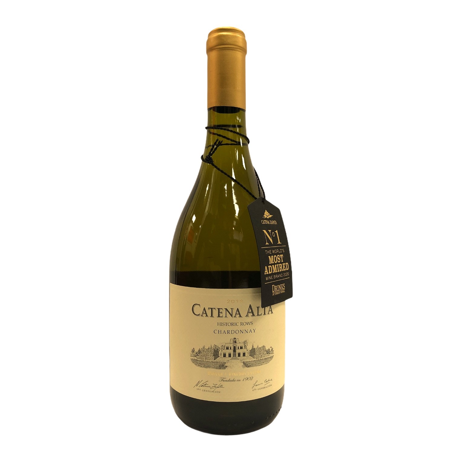 CATENA ALTA Chardonnay 'Historic Rows' - Mendoza 2023 Bottle Image