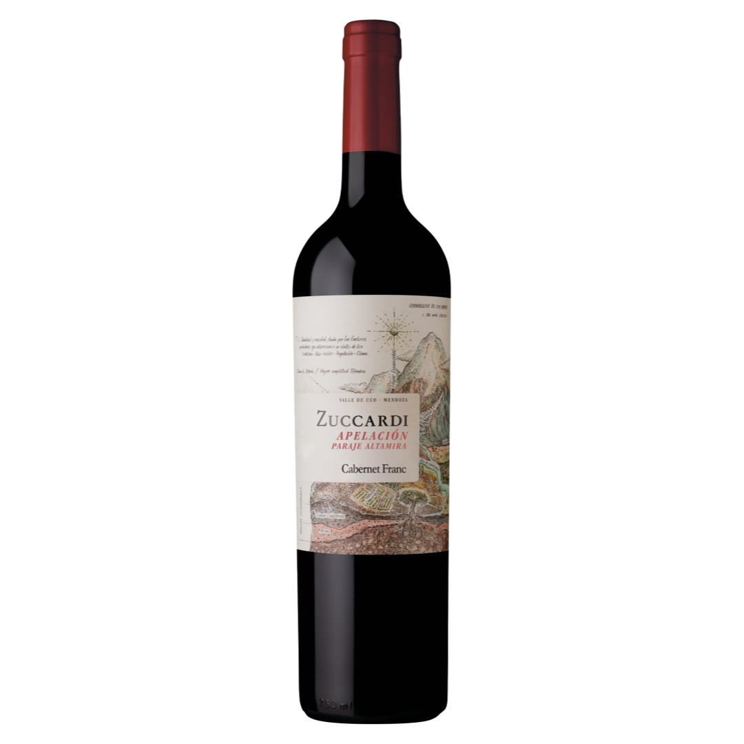 ZUCCARDI Cabernet Franc 'Apelacion Paraje' - Altamira Uco Valley, Mendoza 2024 Bottle VGN/SUS Image