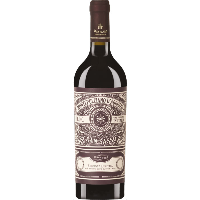 GRAN SASSO Montepulciano dAbruzzo 'Edizione Limitata' 2024/25 Bottle VGN Image