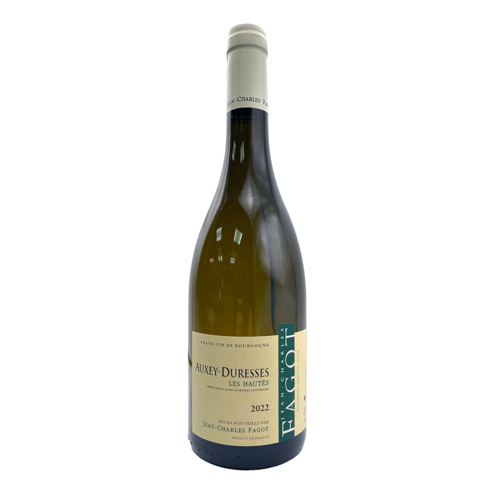 JEAN-CHARLES FAGOT Auxey Duresses Blanc 'Les Hautes' 2022/23 Bottle Image
