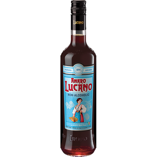 AMARO LUCANO '1894' Authentic Italian Non-Alcoholic Amaro 'Zero' Bottle (70cl) 0%abv Image
