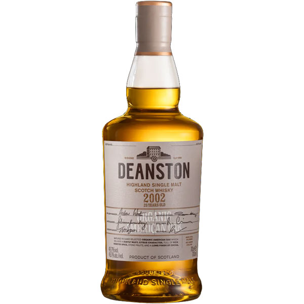 DEANSTON 2002 Organic American Oak Highland Single Malt Scotch Bottle (70cl) 49.7%abv (los) Image