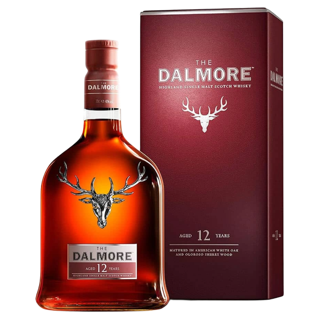 THE DALMORE 12 Year Old Single Highland Malt Whisky Bottle (70cl) 40%abv Image