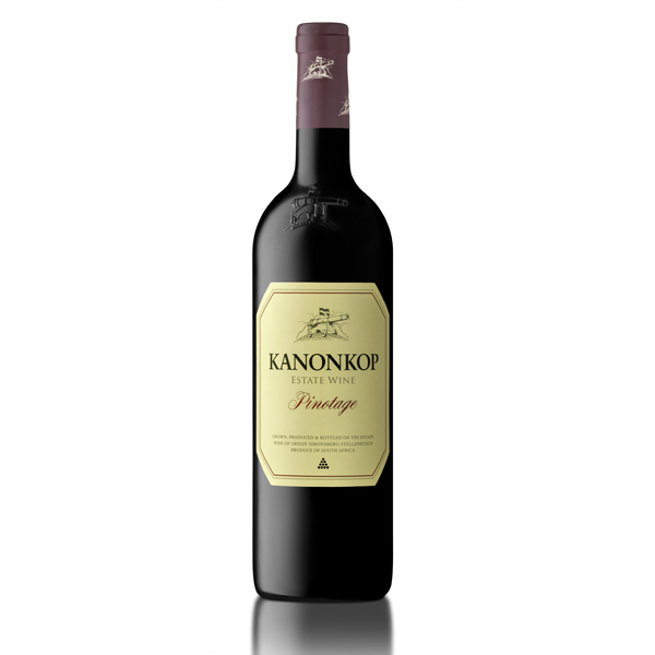 KANONKOP Pinotage 'Estate' - Stellenbosch 2022 Bottle - VGN Image