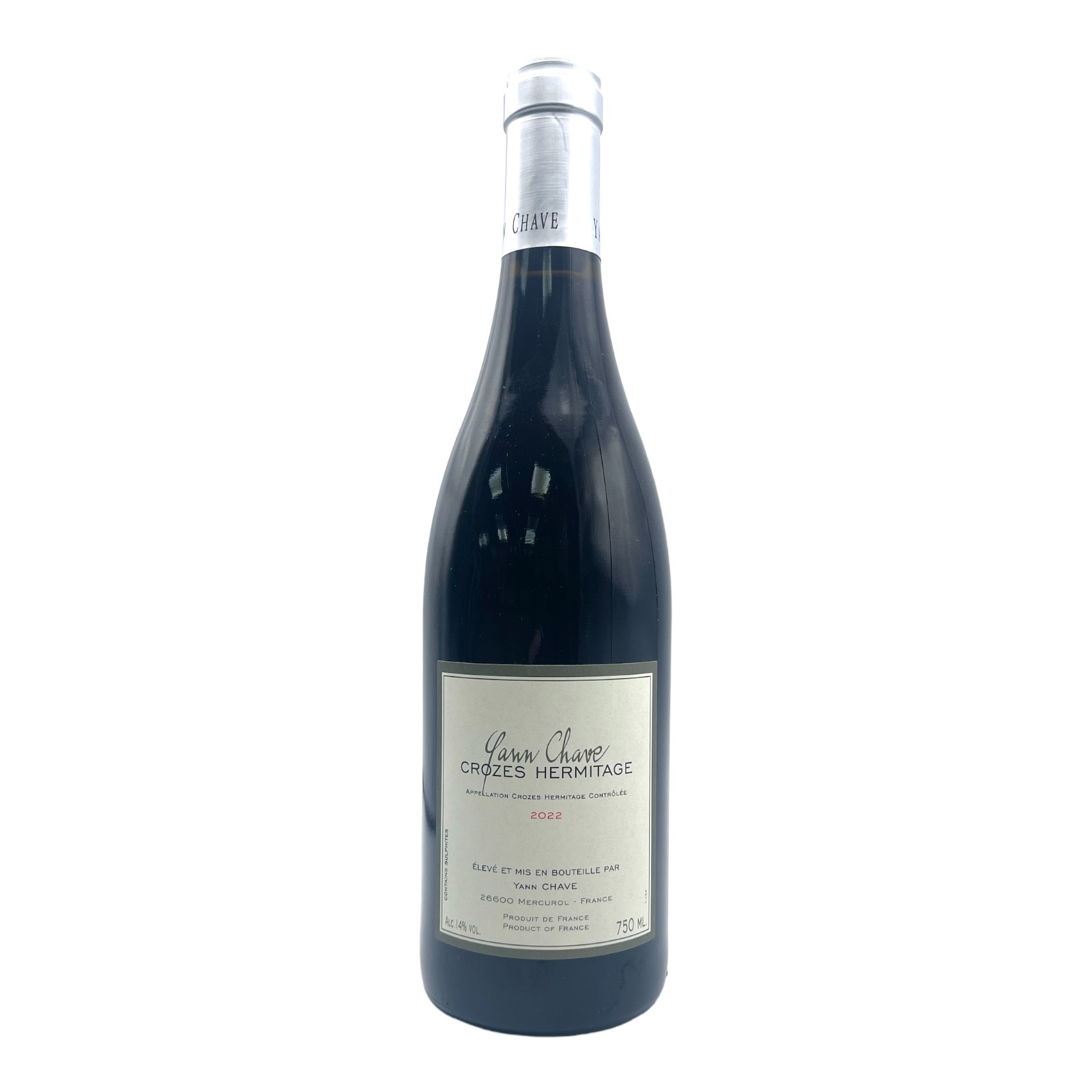 YANN CHAVE Crozes-Hermitage Rouge 2020 Bottle ORG Image